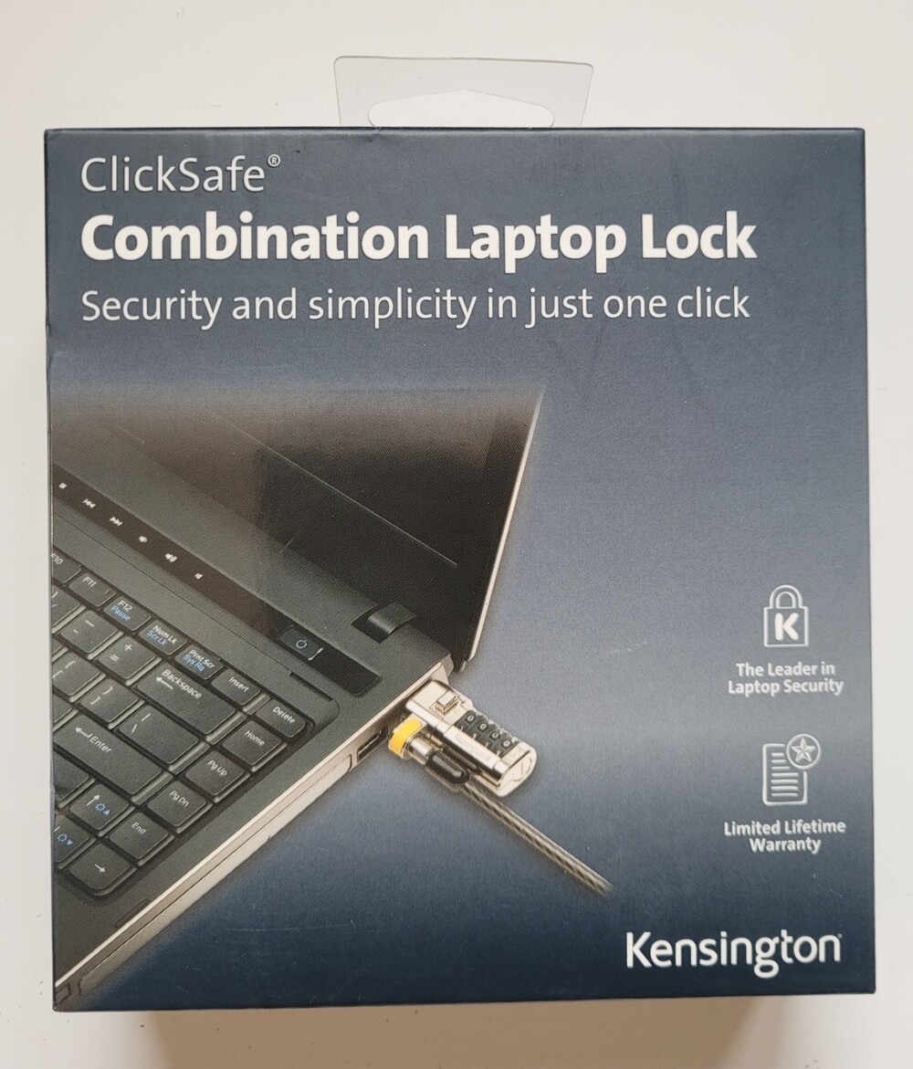 NEW Kensington ClickSafe Combination Laptop Security Lock Minor BRAND NEW IN BOX